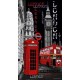 Serviette de plage London big Ben 100 cm / 180 cm