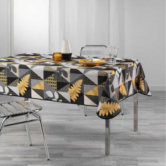 Nappe De Table Rectangulaire En Tissu Uni Simple, Anti-chaud, Imperméable,  Nappe En Lin, Mode en ligne