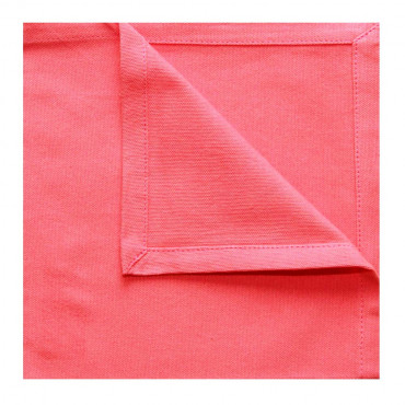 Serviette-de-table-unie-rose-fushia-coton-40cmx40 cm