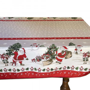 nappe-rectangle-polyester-papa-noel-gris-rouge