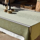 nappe-olive-vert-rectangle-jacquard-traité-téflon-anti-tache-infroissable-provençale