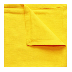 serviette-de-table-uni-jaune-coton