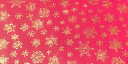 Nappe ronde 1m80 Cristaux rouge or Anti tache et infroissable