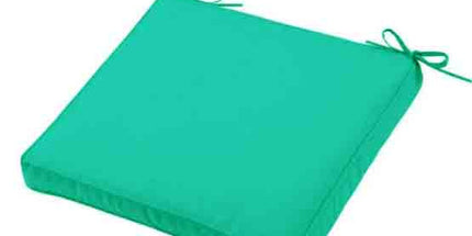 Coussin de chaise HAWAI couleur acqua 40 x 40 x 5 cm Déhoussable Extérieur Imperméable antitache
