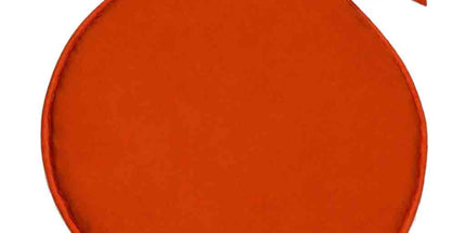 Coussin de chaise nelson rond uni terracotta 40 cm