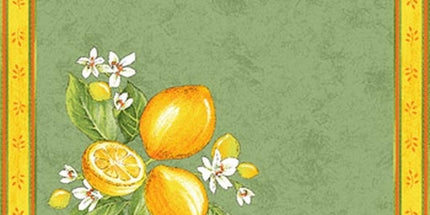 Serviette citron vert