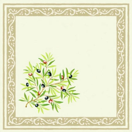Serviette Clos des oliviers écru