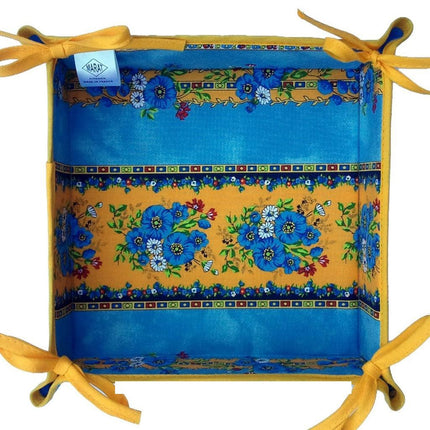 Nappe coton enduit  plastifiée tradition bleu  2m50 / 1m55