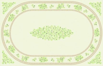 Nappe coton Clos des oliviers écru 2m50