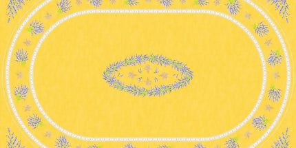 Nappe coton valensole jaune 2m50/1m55