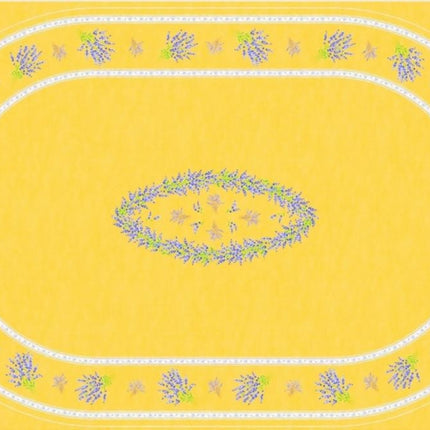Nappe coton valensole jaune 2m50/1m55