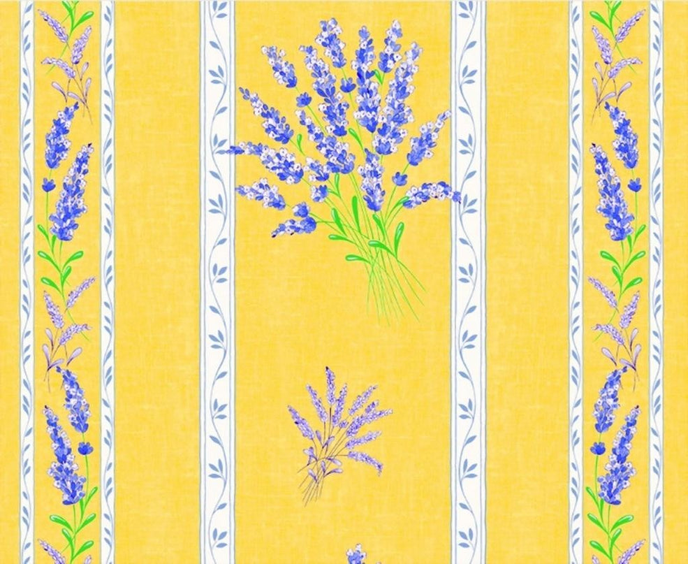Nappe valensole jaune  2m/1m55 ENDUT PLASTIFIE