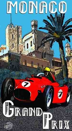 Serviette de plage Grand prix de Monaco 100 cm / 180 cm