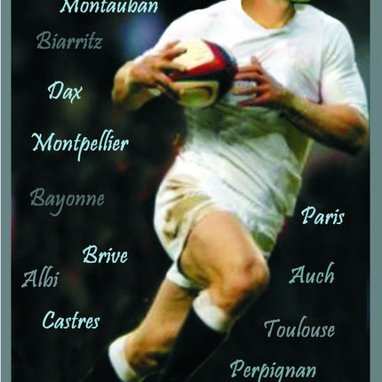 Serviette de plage esprit rugby 100 cm / 180 cm