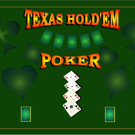 Serviette de plage poker Texas HOLD EM  100 cm / 180 cm