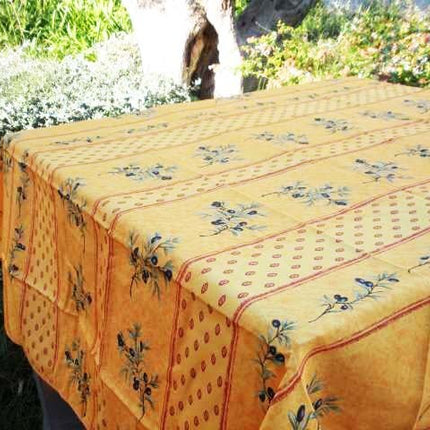 nappe olivou jaune 2m / 1m50