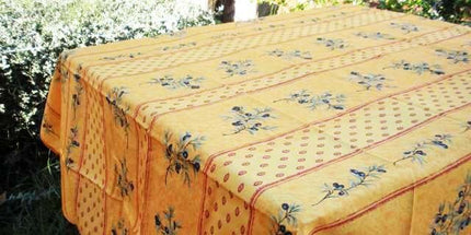 Nappe olivou jaune 2m40x1m50