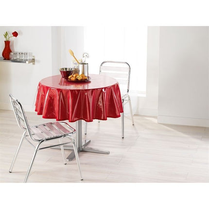Nappe ronde 1m80  plastique transparent