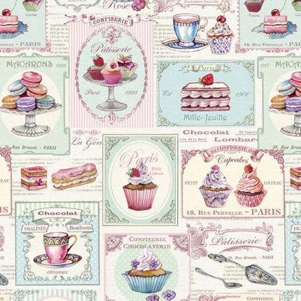 Nappe nougatine coton plastifiée 2m50 / 1m50