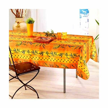 Mimosa Lavande Citron orange 2m40/1m50 anti tache