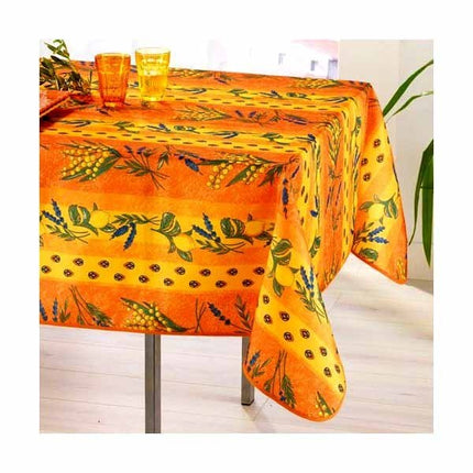 Mimosa Lavande Citron orange 2m40/1m50 anti tache