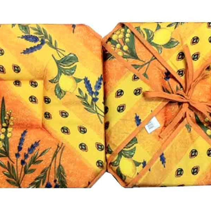 Nappe mimosa citron lavande orange 1m80 anti tache infroissable