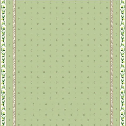 Nappe  coton enduit 1m50/1m20 ramatuelle vert