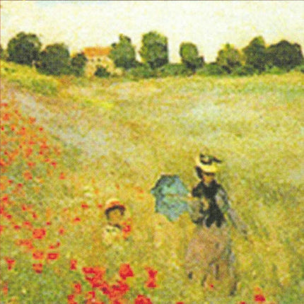 Housse de Coussin  Monet les coquelicots  45cm/45cm