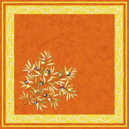 Nappe clos des oliviers orange  enduite 2m / 1m50