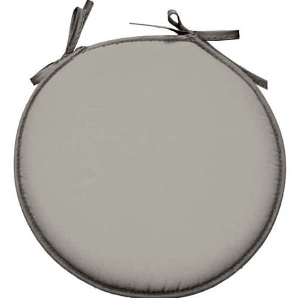 Coussin de chaise rond gris