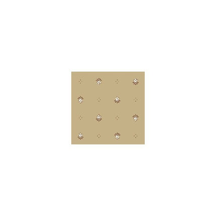 Nappe ronde coton enduit exclusif beige 1m80