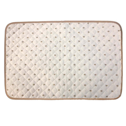 Set de table calissons écru beige coton 30 cm x 45 cm