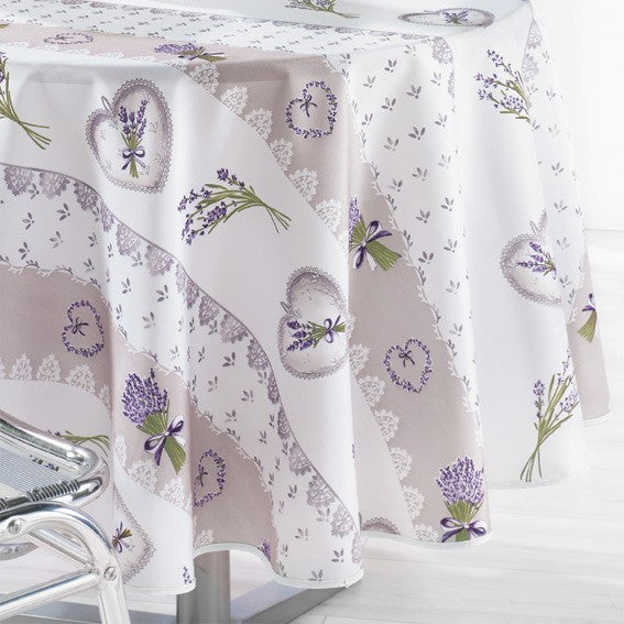 Nappe charme naturel 1m80 anti tache infroissable