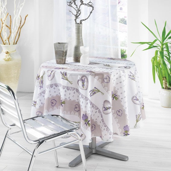 Nappe charme naturel 1m80 anti tache infroissable