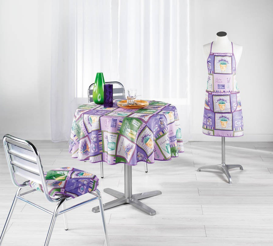 Nappe bouquet de lavande 1m80 anti tache infroissable