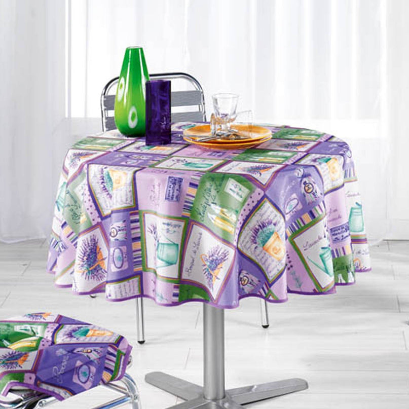Nappe bouquet de lavande 1m80 anti tache infroissable