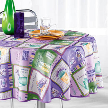 Nappe bouquet de lavande 1m80 anti tache infroissable