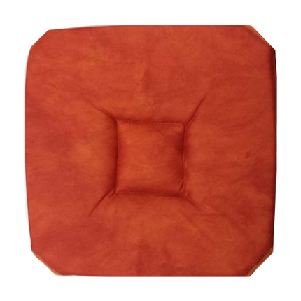 Coussin de chaise 4 rabats uni  brique béton ciré