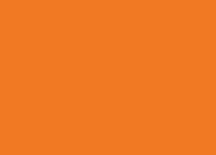 Nappe ronde unie orange 1m80 anti tache infroissable