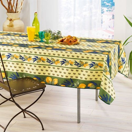 Nappe polyester 2m40 x 1m50 Citron vert
