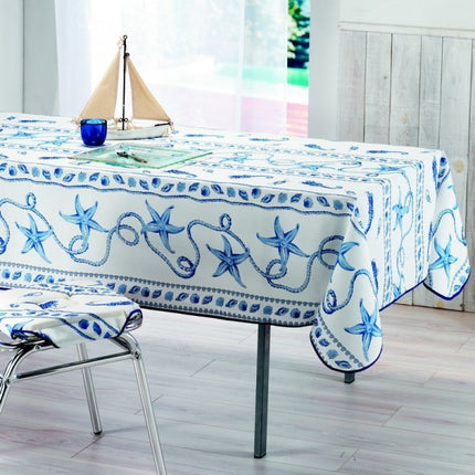 Nappe marin blanc 3m x 1m50 anti tache et infroissable