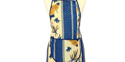 Tablier  tournesol bleu