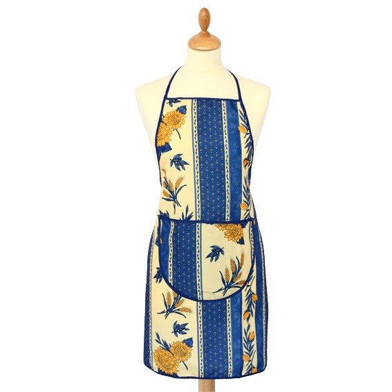 Tablier  tournesol bleu