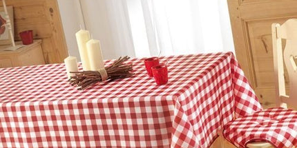 Nappe vichy 2m40 x 1m50 anti tache et infroissable