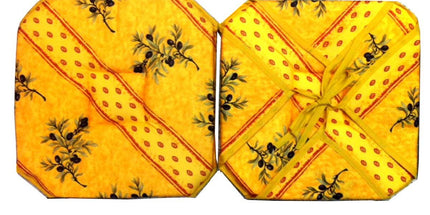 Coussin de chaise olivou jaune