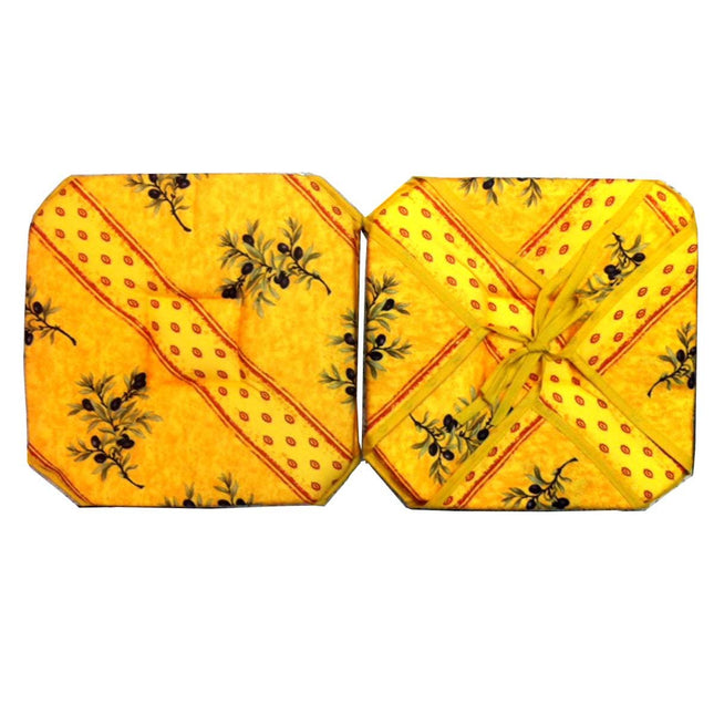Coussin de chaise olivou jaune