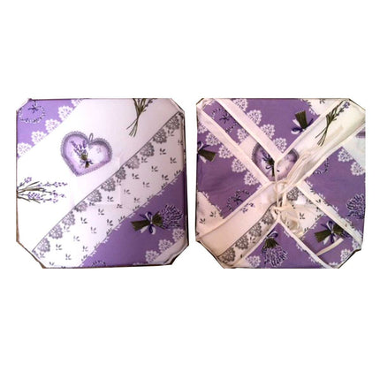 Coussin de chaise 4 rabats charme lilas