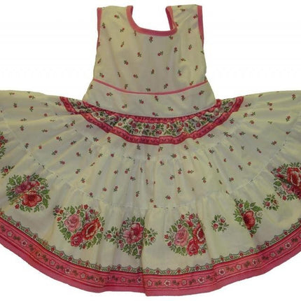 Robe provençale enfant Anais rose taille  4 ans