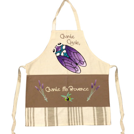 Tablier enfant chante cigale , chante ma Provence