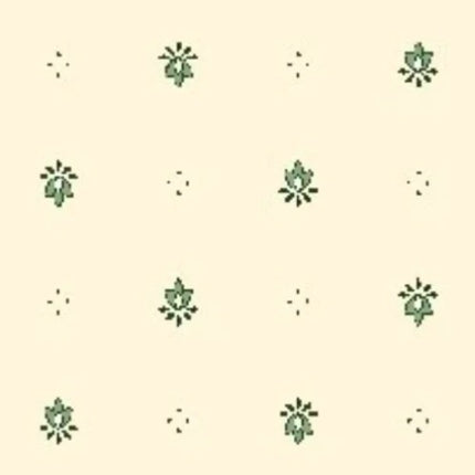 Nappe Exclusif Écru et Vert – Coton Enduit Plastifié 250 x 150 cm
